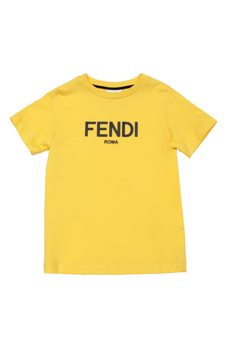 Fendi Kids' Logo Graphic Tee, Main, color,