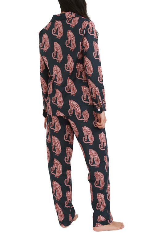 Desmond & Dempsey Long Sleeve Cotton Pajamas