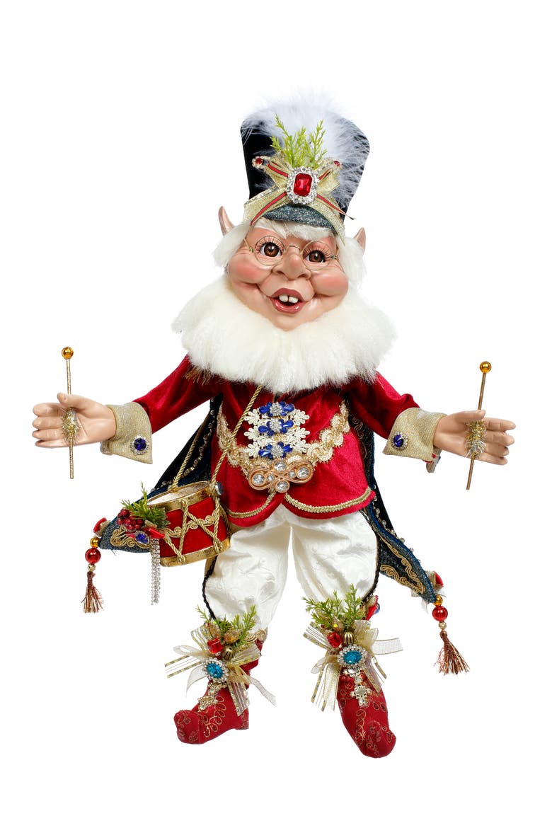 Drummer Boy Elf, Medium, Main, color, Red