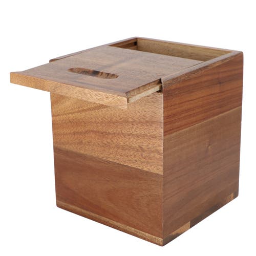 Megachef Acacia Wood Tissue Box Holder In Brown