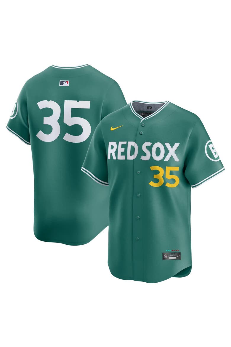 Men's Nike Garrett Crochet Green Boston Red Sox 2025 City Connect Limited Player Jersey, Main, color, Green