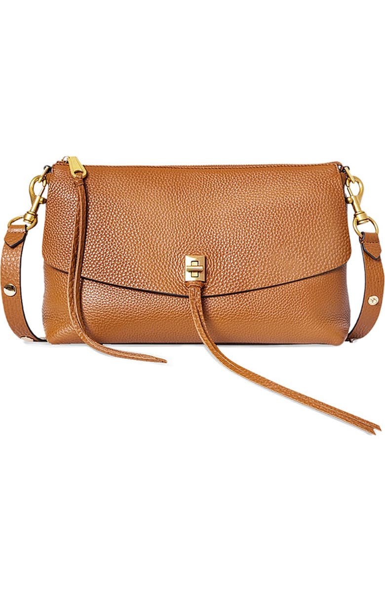 Rebecca Minkoff Darren Leather Crossbody Bag, Main, color,