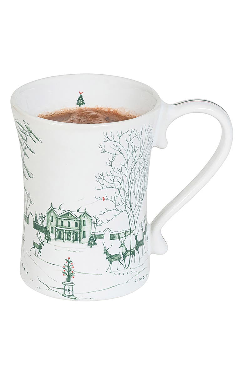 Juliska Country Estate Winter Frolic Mug, Alternate, color, Evergreen
