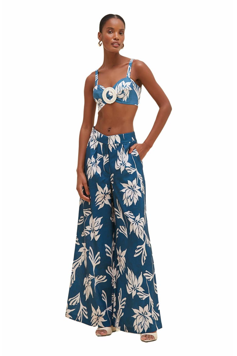 Artichoke Wide Leg Pant, Main, color, DARK BLUE