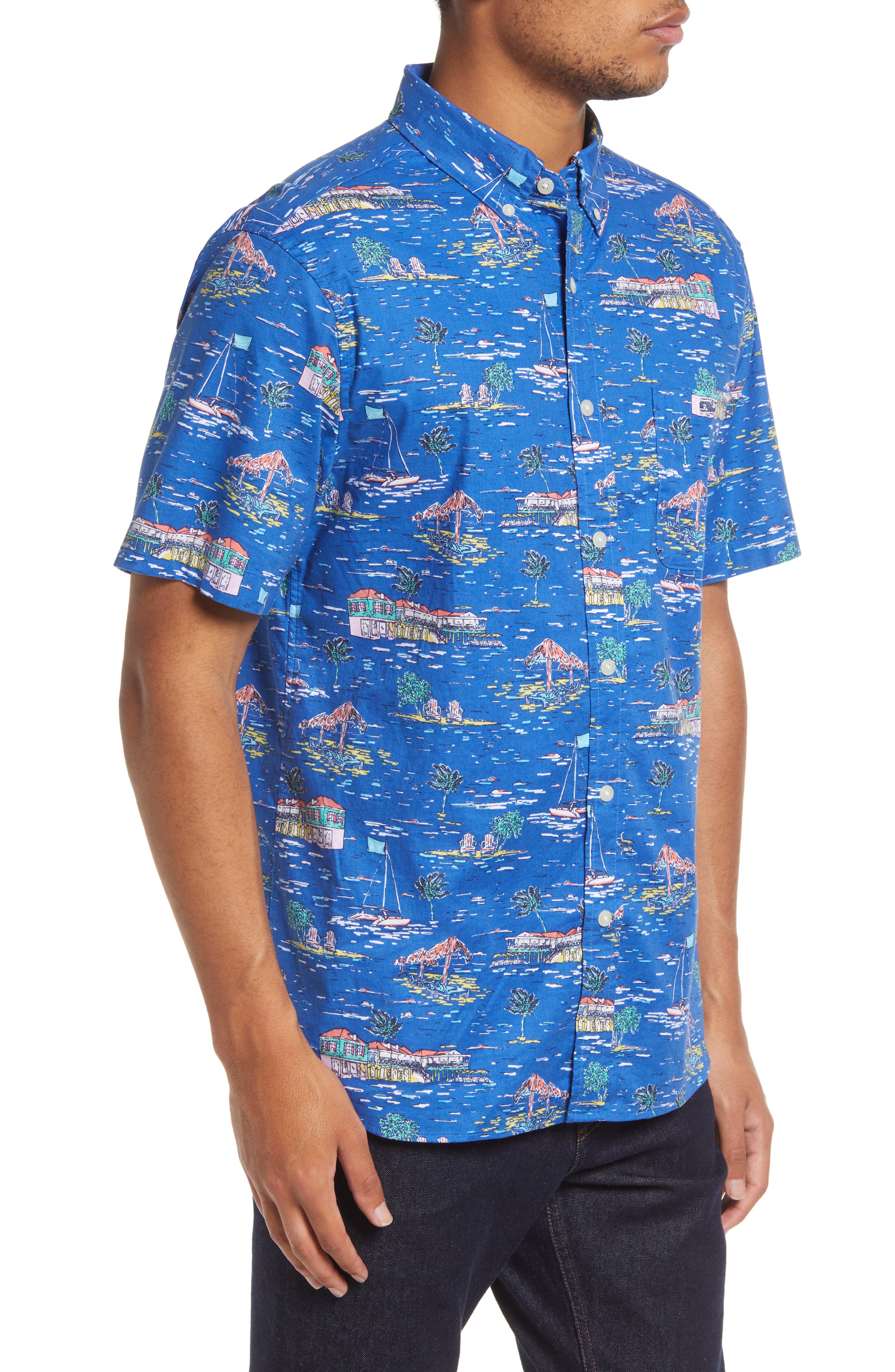 vineyard vines Classic Fit Short Sleeve Stretch Cotton Button-Down ...