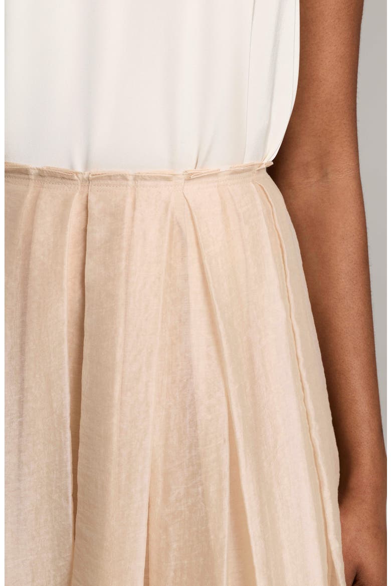 Pleated Layered Midi Skirt, Alternate, color, BLUSH CLOUD