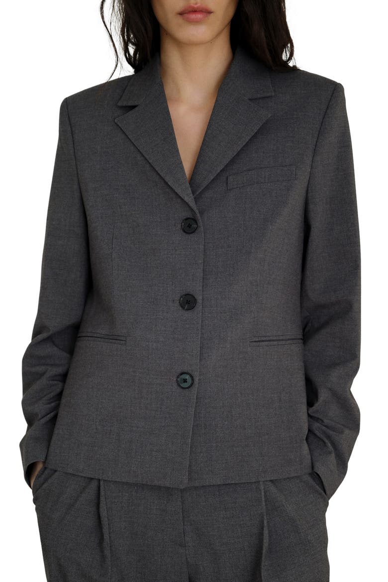Suit Blazer, Main, color, GREY