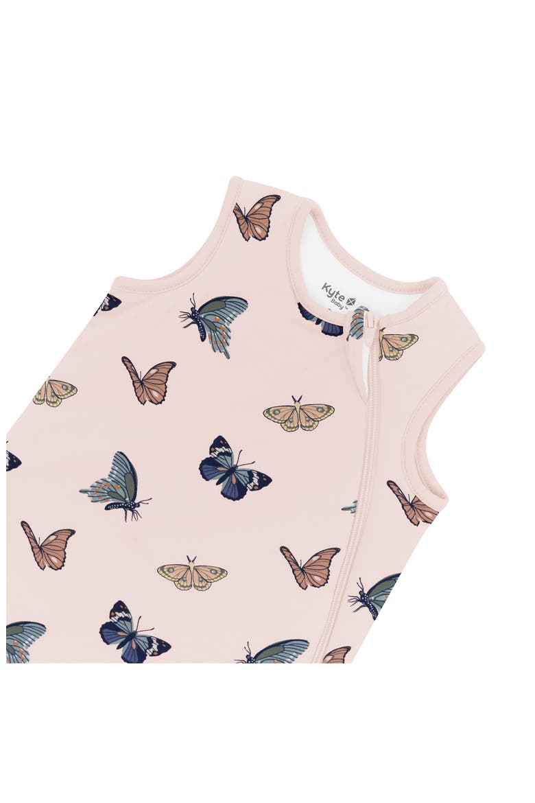 The Original Sleep Bag™ 1.0 TOG Blush Butterfly Wearable Blanket, Alternate, color, BLUSH BUTTERFLY