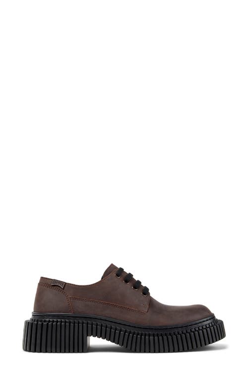 Camper Pix Berlin Lace-up Derby Shoes In Brown