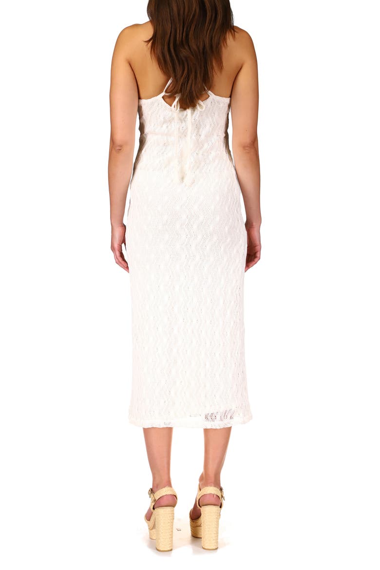 Into the Night Crochet Midi Dress, Alternate, color, MUSLIN
