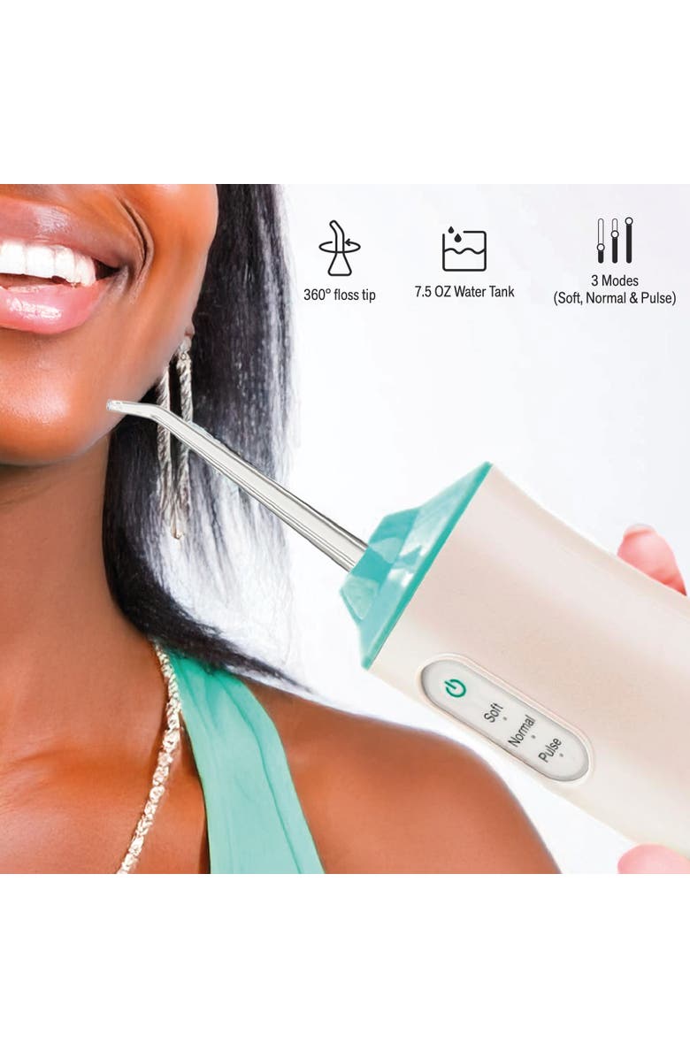 PURSONIC Complete Oral Care Bundle USB Rechargeable Sonic Toothbrush, Water Flosser & UV Toothbrush Sanitizer, Alternate, color, White