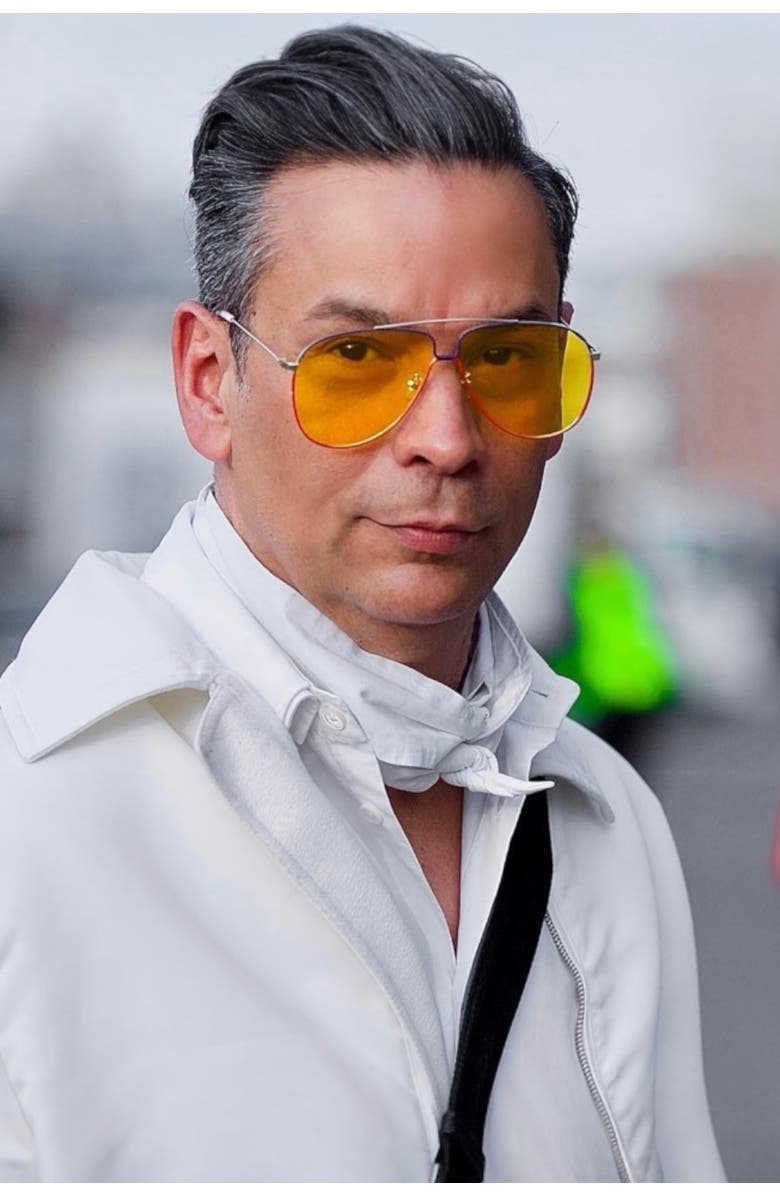 Tribal ëyës Highlife 58mm Aviator Sunglasses, Alternate, color, Yellow