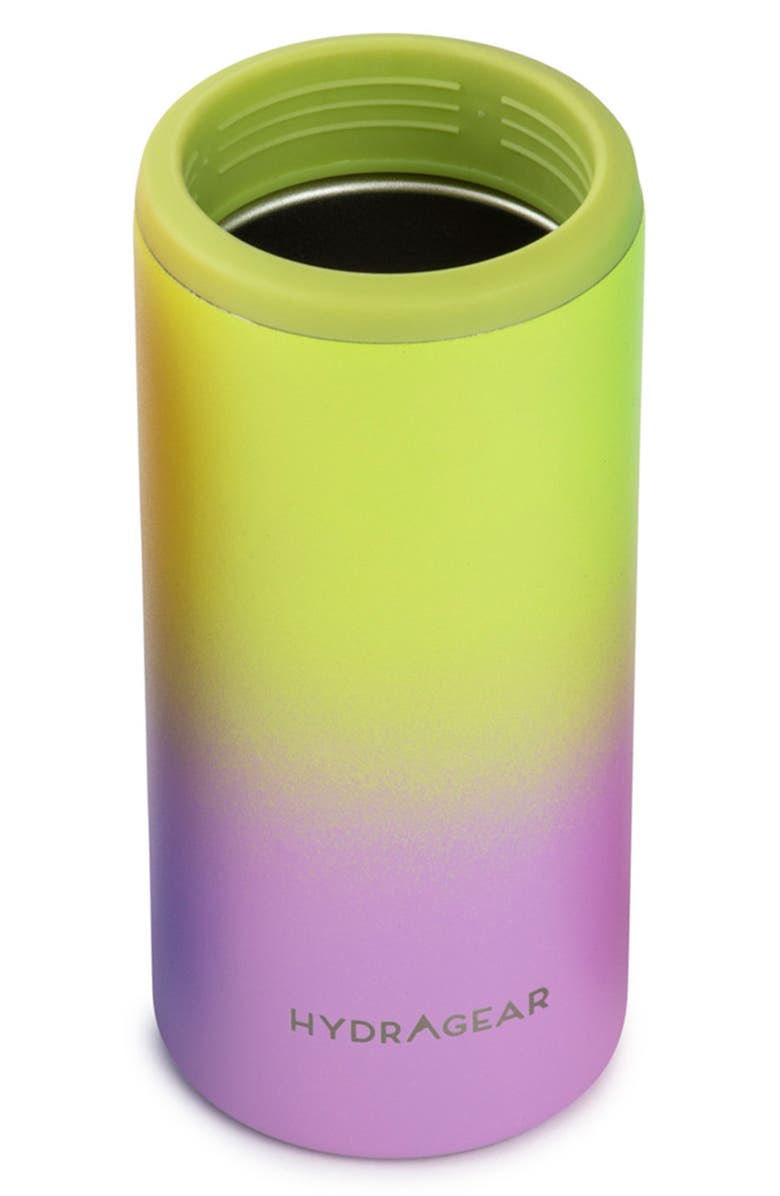 Hydragear 12-Ounce Slim Can Cooler, Alternate, color, Green Purple