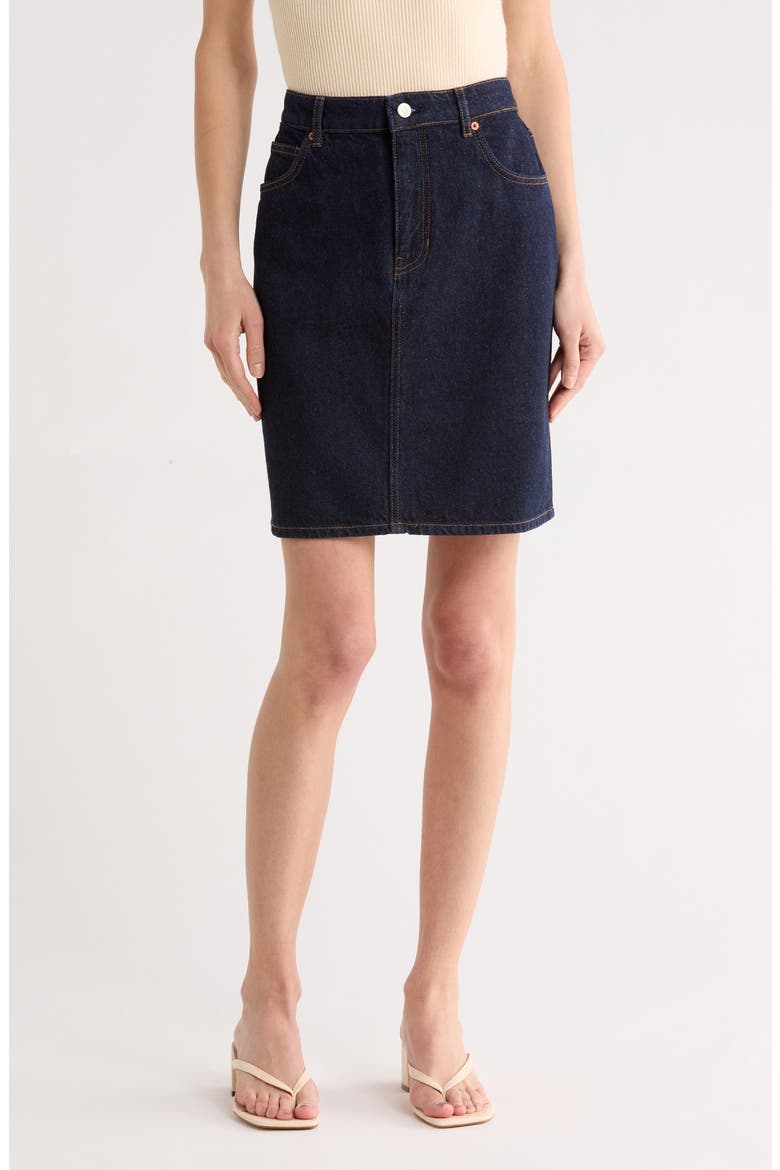 Mona Denim Skirt, Main, color, ONDINE