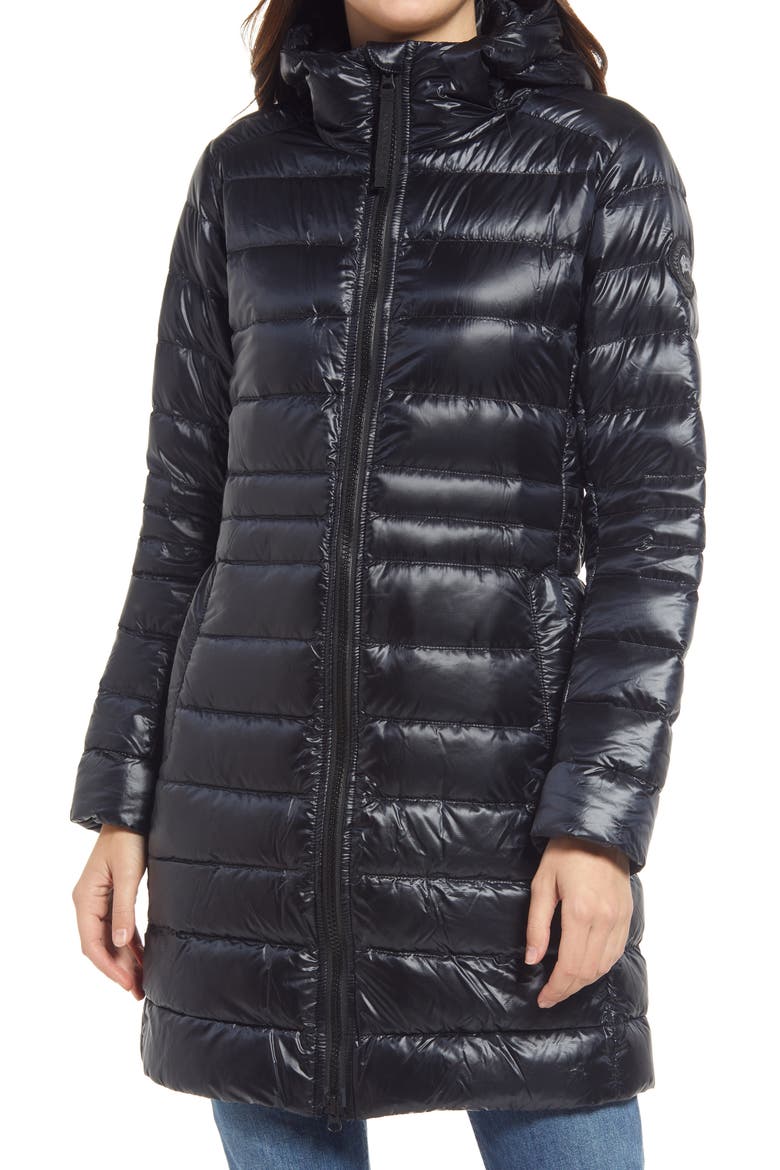 Cypress Packable 750 Fill Power Down Puffer Jacket, Alternate, color, BLACK