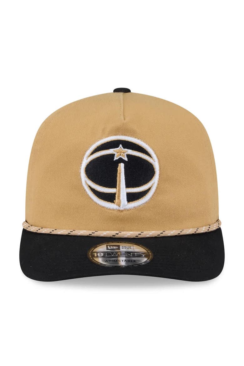 Men's New Era Gold/Black Washington Wizards 2025/26 City Edition 19TWENTY Adjustable Hat, Alternate, color, Gold