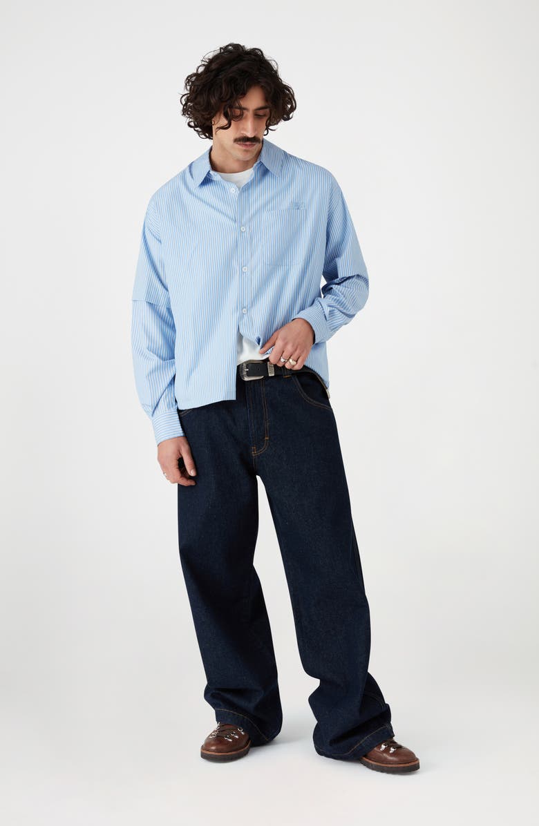 BDG Urban Outfitters Skate Wide Leg Jeans, Alternate, color, 