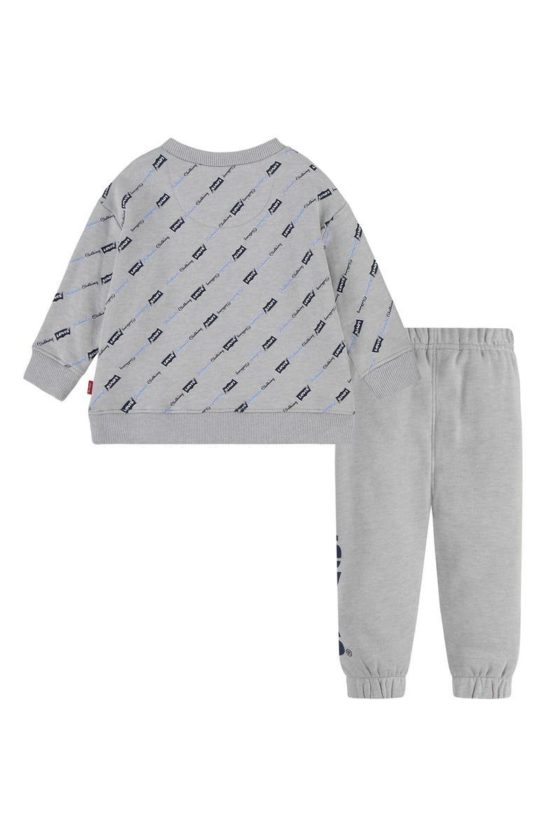 Levi's<sup>®</sup> Logo Sweatshirt & Joggers Set, Alternate, color, Light Gray Heather