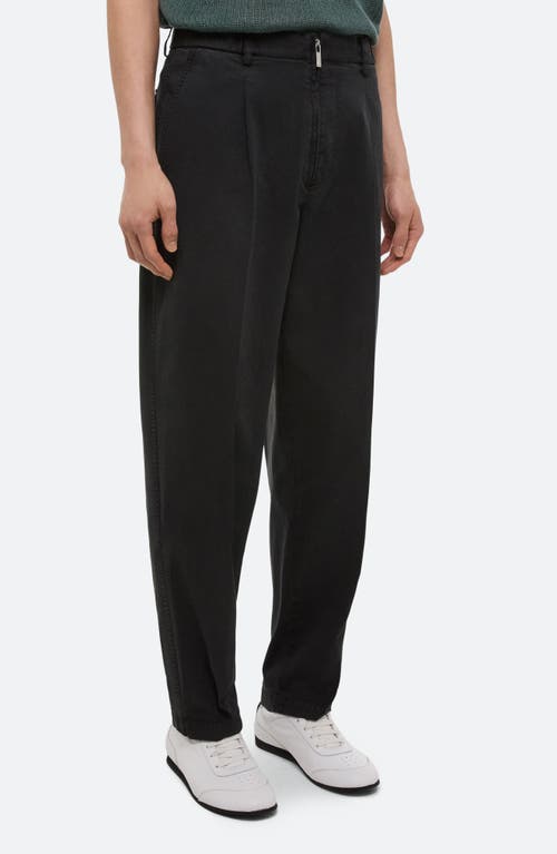 Helmut Lang Gd Zoot Cotton Stretch Twill Pants In Black