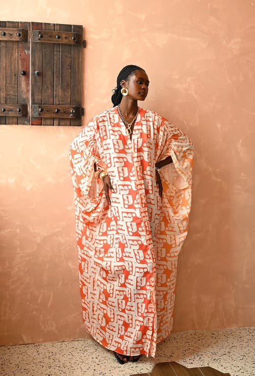Flaunt Archive Mila Gradient Caftan In Multi