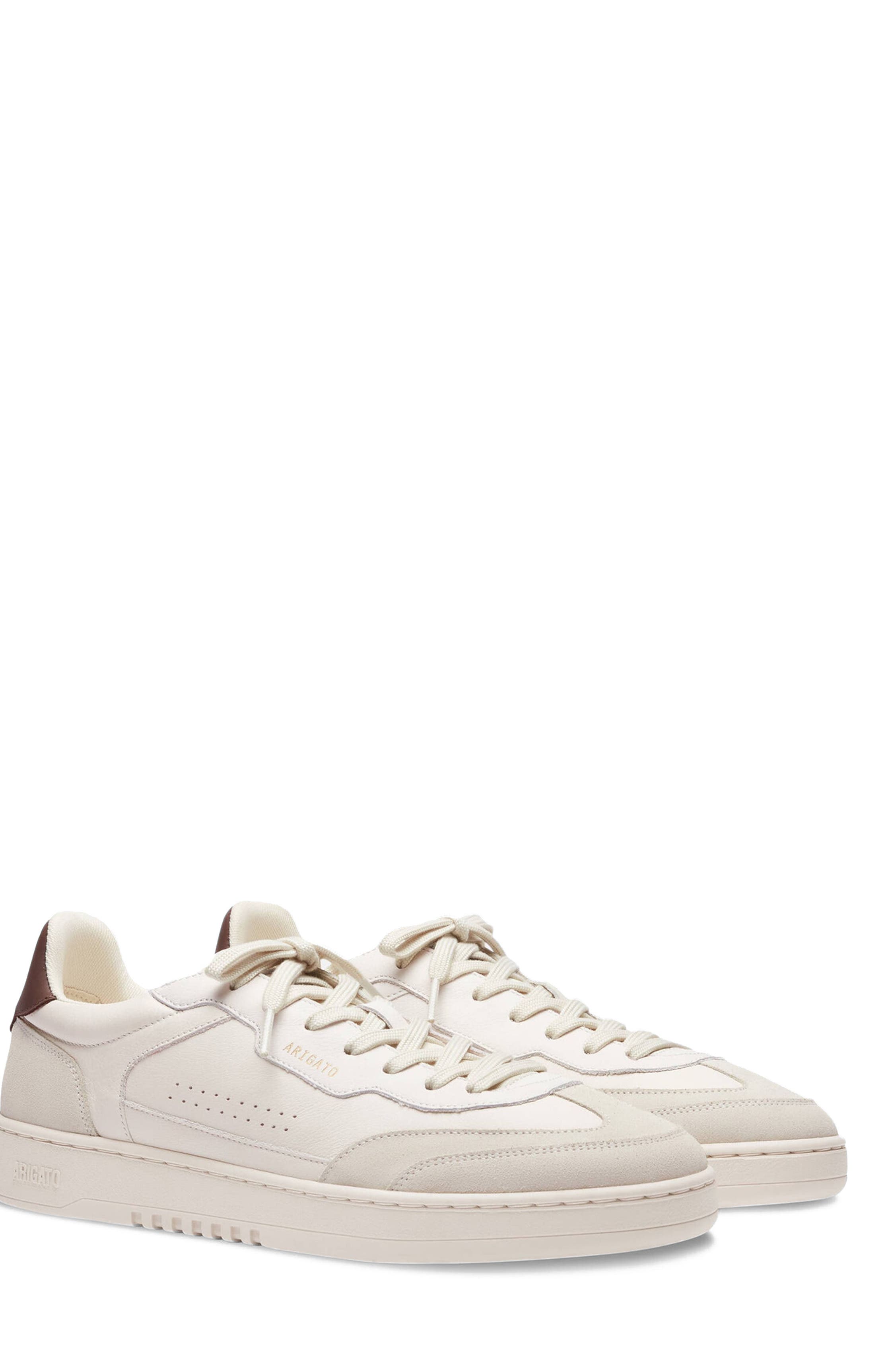 Dice T-Toe Leather Sneaker - Men's, Alternate, color, Light Beige/Brown