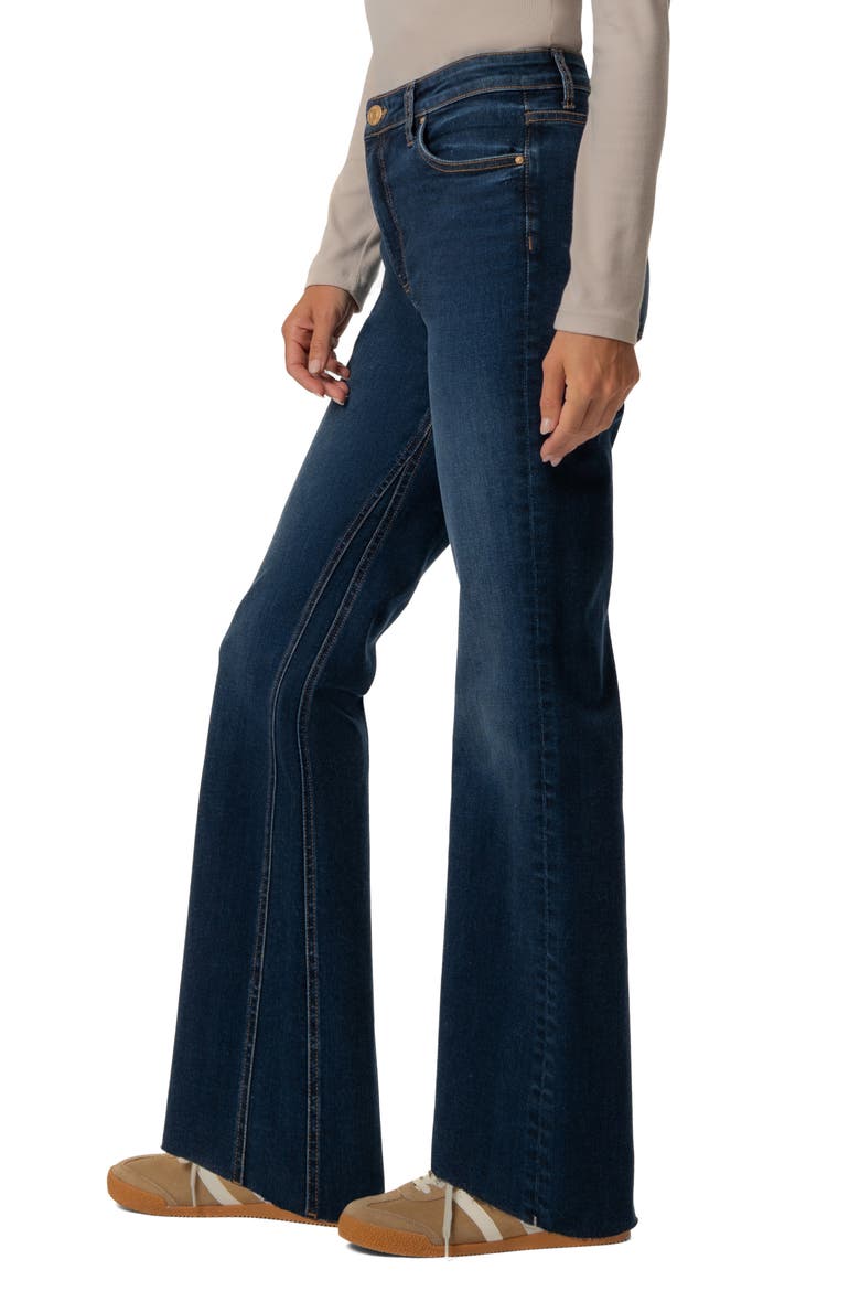 Kelly Fab Ab Raw Hem High Waist Kick Flare Jeans, Alternate, color, MYSTICALLY