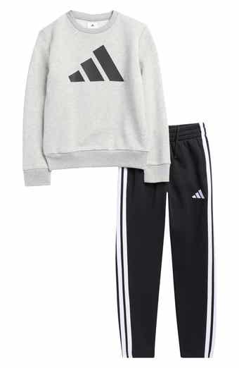adidas Kids' Fleece Sweatshirt & Joggers Set