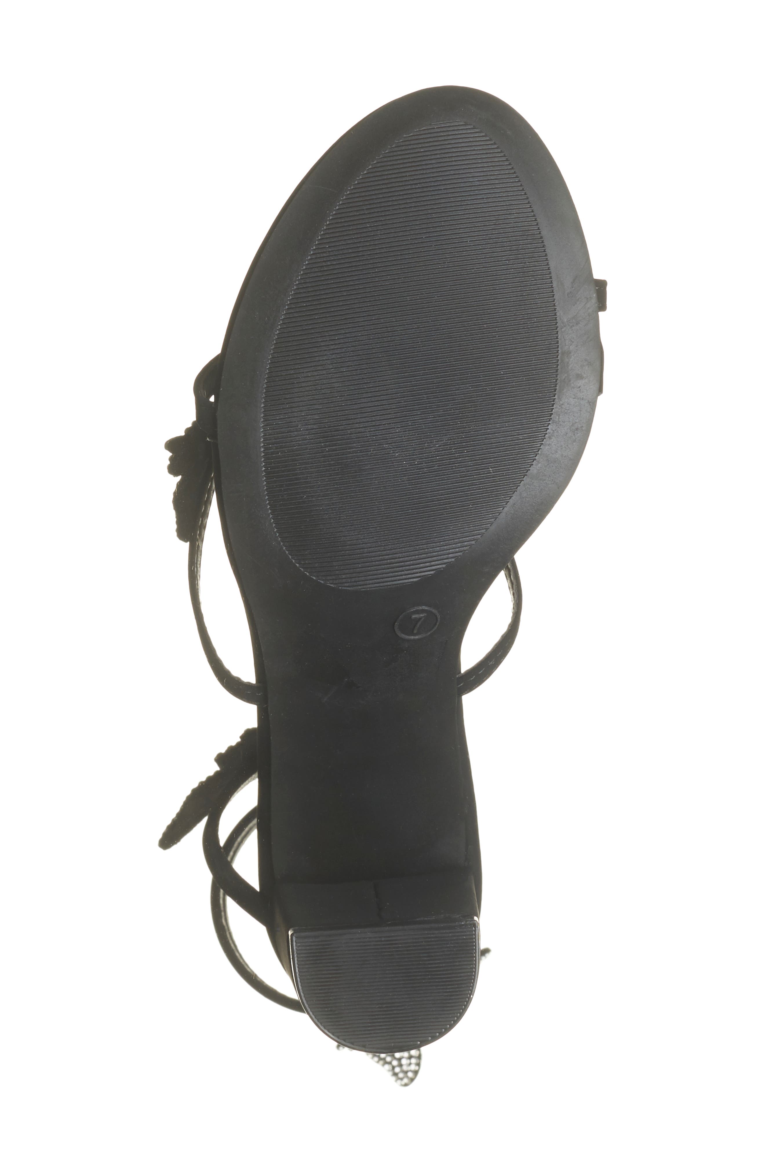 WILD DIVA LOUNGE Morry Rhinestone Butterfly Sandal, Alternate, color, 