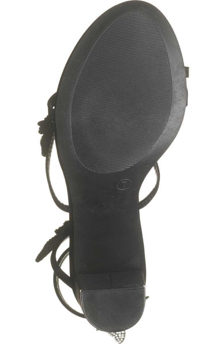 WILD DIVA LOUNGE Morry Rhinestone Butterfly Sandal, Alternate, color,