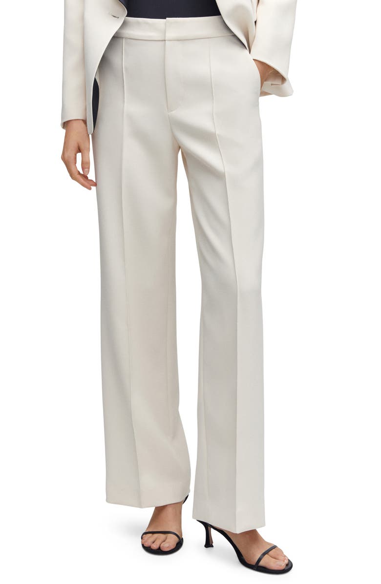 MANGO Straight Leg Suit Pants, Main, color, 