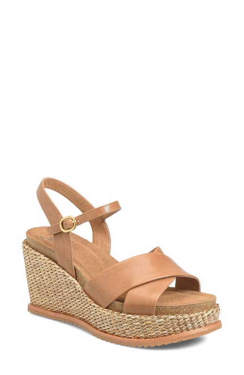 Söfft Diana Espadrille Platform Wedge Sandal In Sand