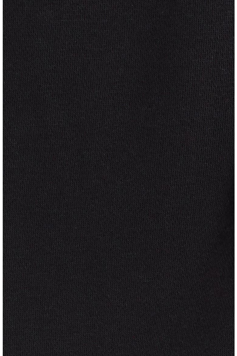 Kids' Drawstring Cotton Blend Joggers, Alternate, color, BLACK