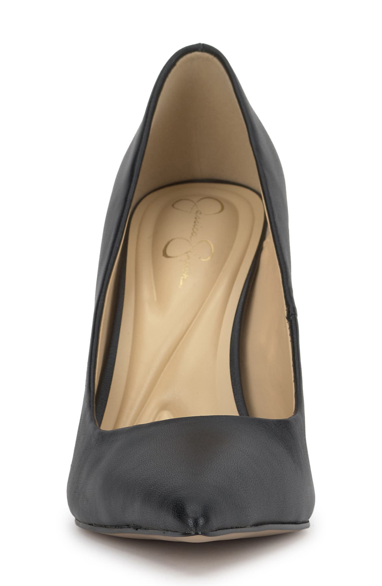 Jessica Simpson Welica Pointed Toe Pump, Alternate, color, Black