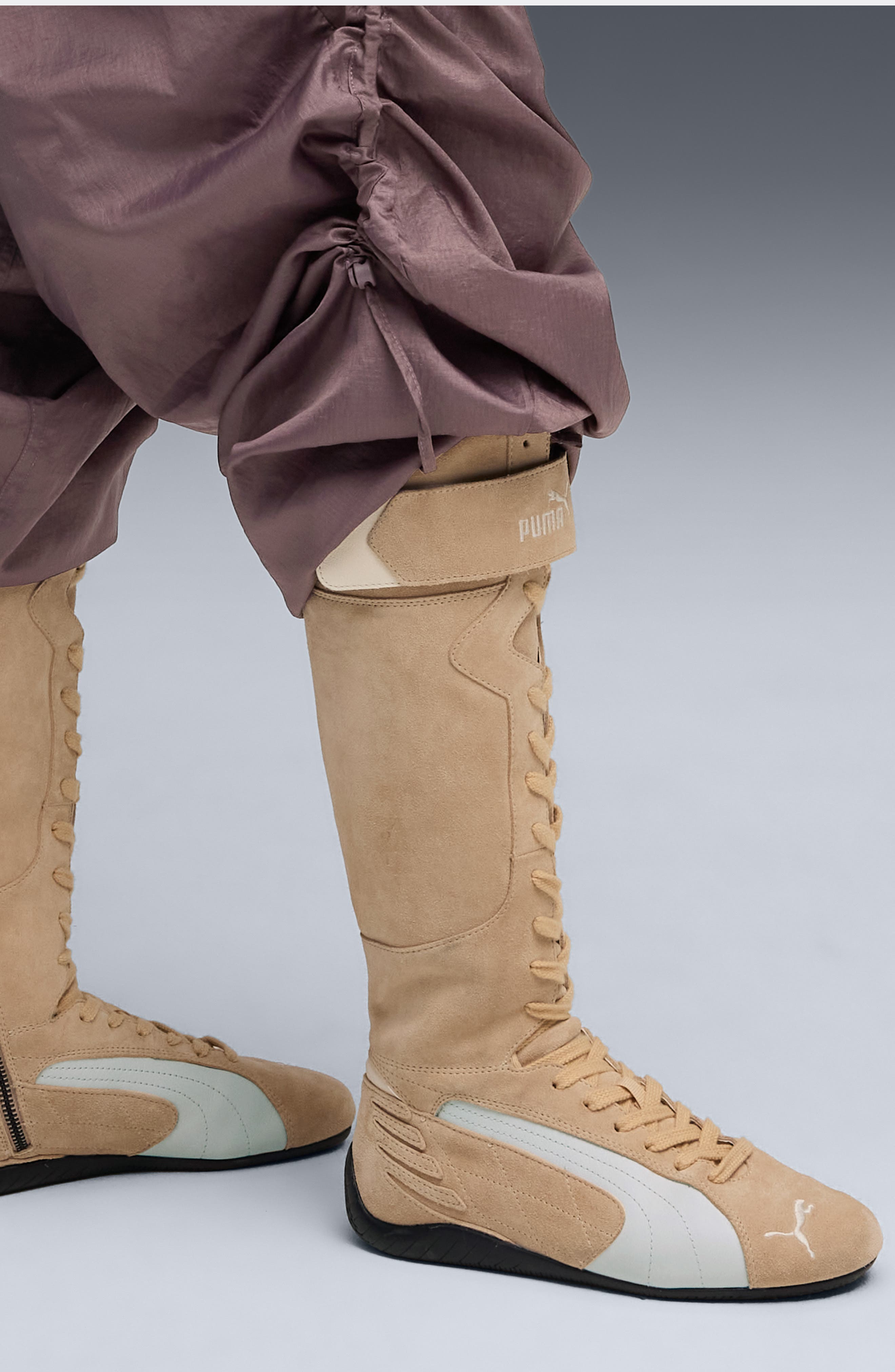 PUMA Speedcat Sneaker Boot, Alternate, color, Light Sand/ Frosted Ivory