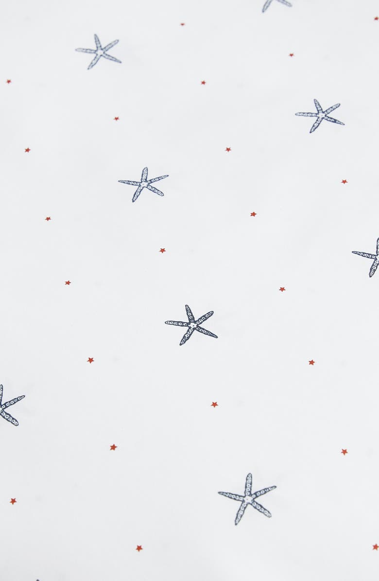 Nautica Star Spangled Coastal Twin Sheet Set, Alternate, color, White/ Dark Blue