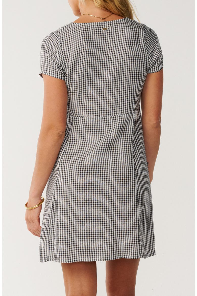 Vibe Check Minidress, Alternate, color, BLACK/ OFF WHITE