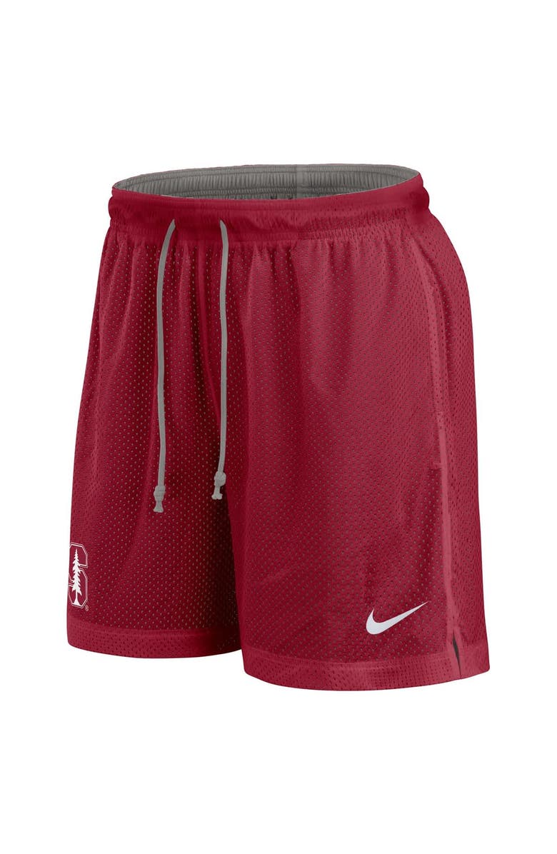 Nike Men's Nike Cardinal/Heather Gray Stanford Cardinal Player Reversible Shorts, Alternate, color, Cardinal