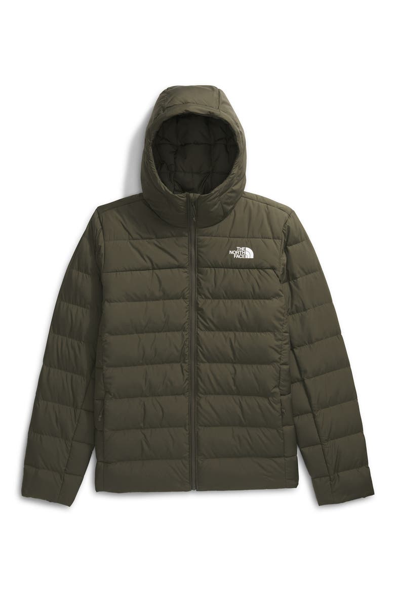 Aconcagua 3 Water Repellent Hood Jacket, Alternate, color, NEW TAUPE GREEN