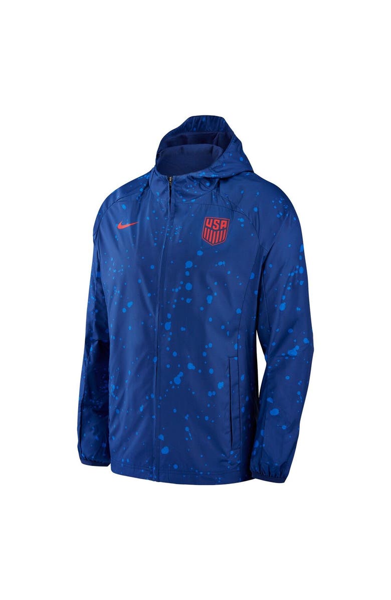 Nike Men's Nike Navy USMNT AWF Raglan Full-Zip Hoodie Jacket, Alternate, color, Navy