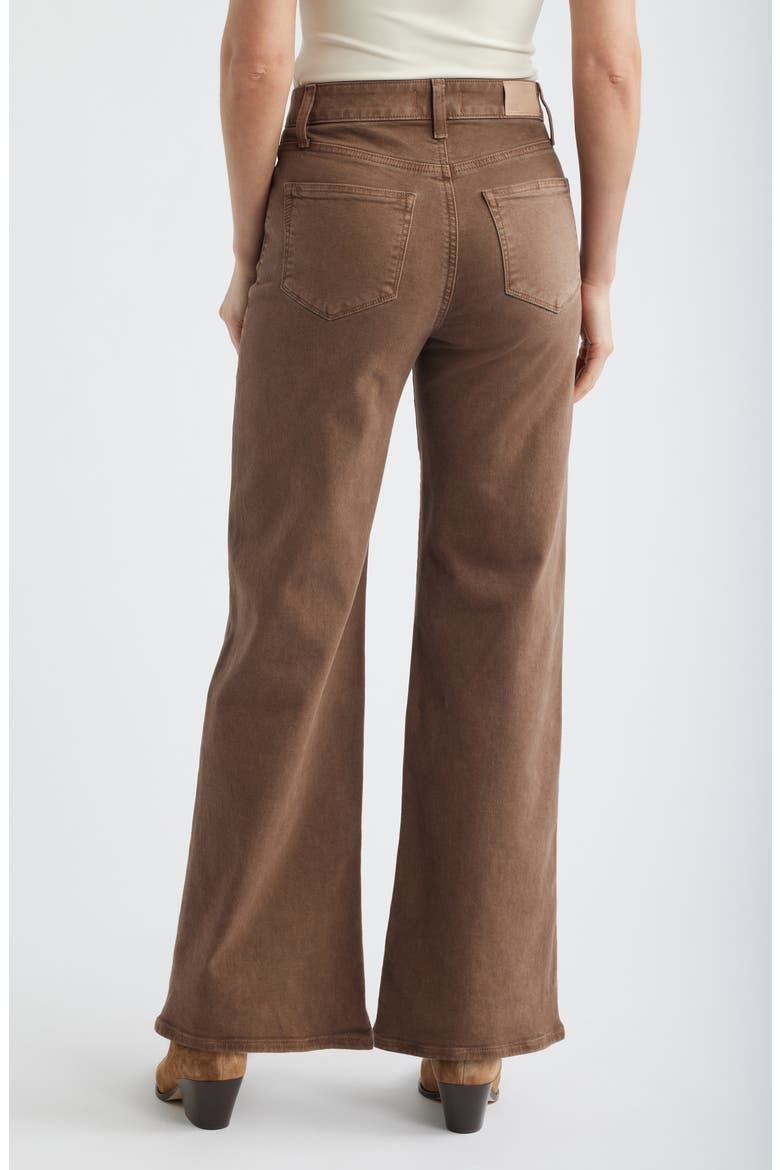Anessa High Waist Wide Leg Jeans, Alternate, color, VINTAGE CHAMPAGNE STONE