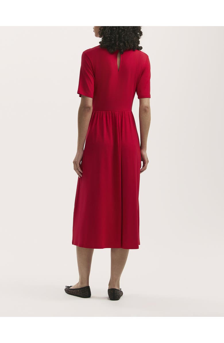 Finery London Kathryn Jersey Midi T-Shirt Dress, Alternate, color, Red