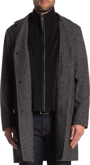 Wool Blend Dickey Coat