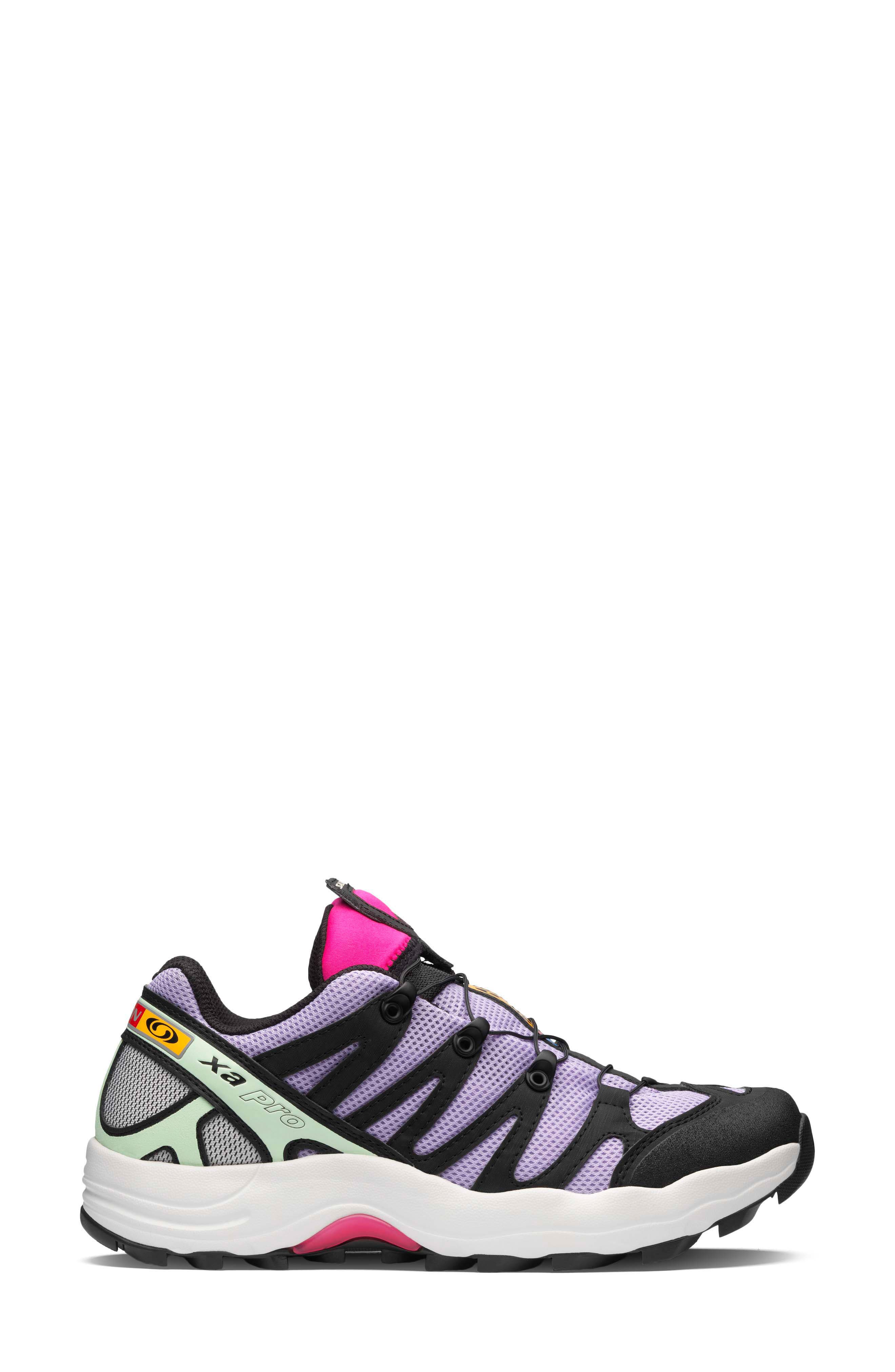 XA Pro 1 Trail Running Shoe, Alternate, color, LAVENDER/CHARLOCK/PINK GLO