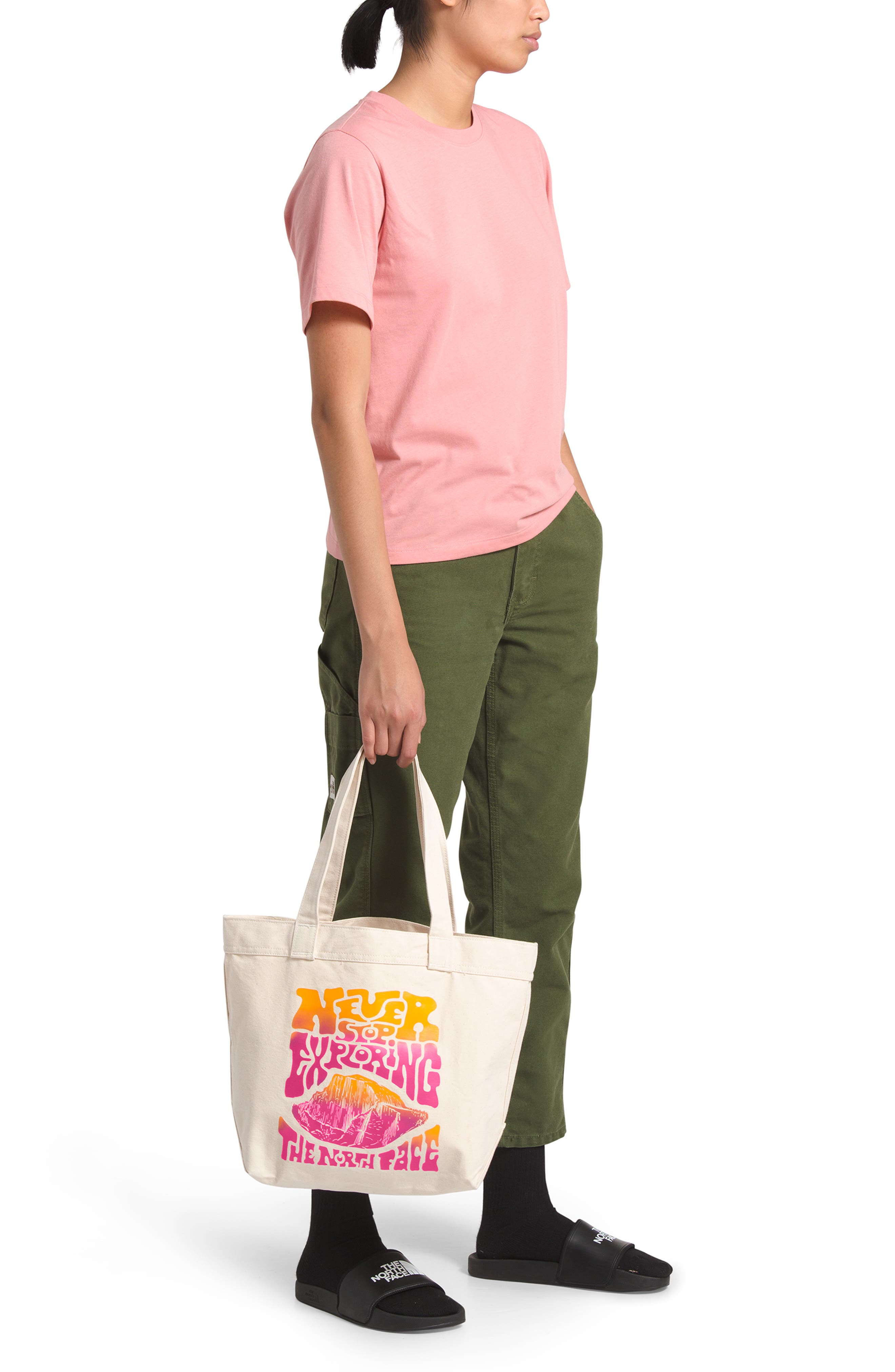 The North Face Cotton Canvas Tote, Alternate, color, 