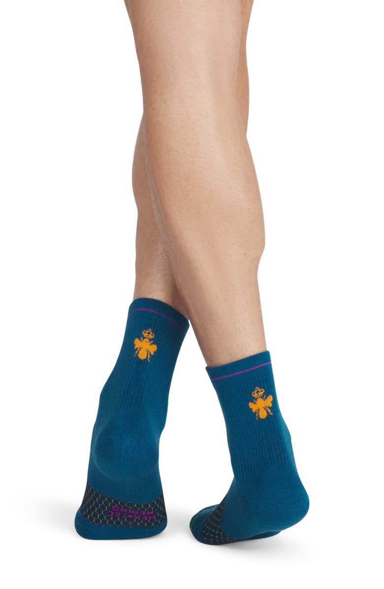 Bombas Merino Wool Blend Quarter Socks, Alternate, color, 