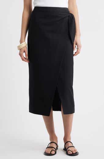 Nordstrom Midi Wrap Skirt