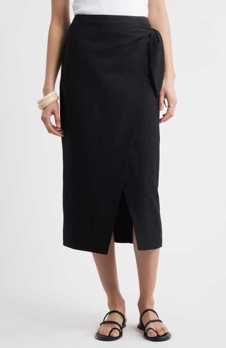 Nordstrom Midi Wrap Skirt