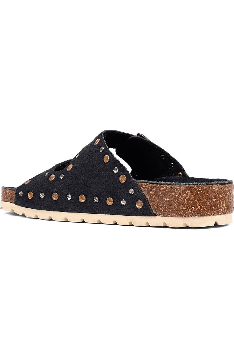 ROAN Maze Sandal, Alternate, color, Navy Suede