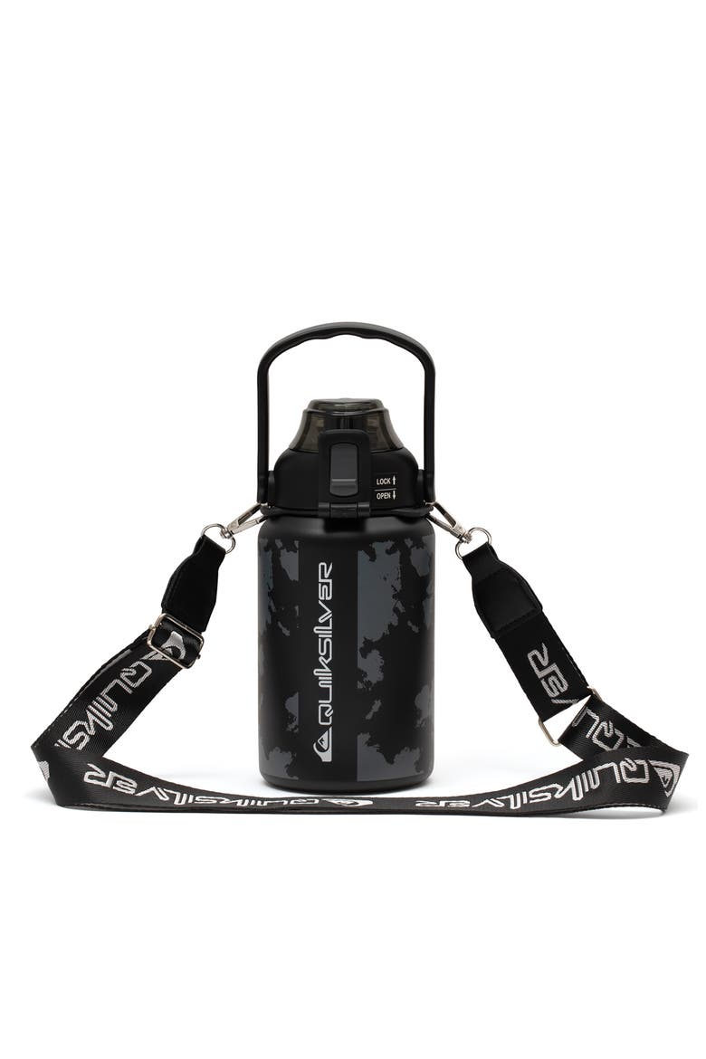 Ventura Double Walled Insulated 30oz Stainless Steel Tumbler with Cross Body Strap, Main, color, Tie-Dye