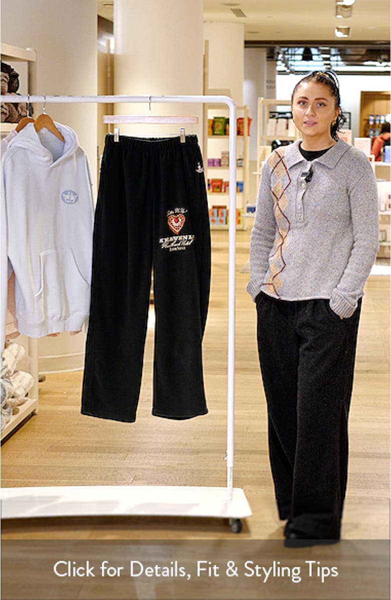 Heavenly Room Service Fleece Pants, sales video thumbnail